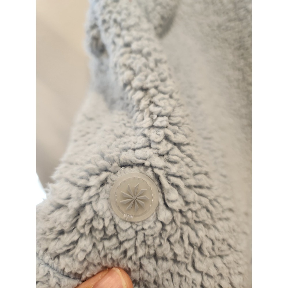 Athleta Girl 14-16 skyblue fleece jacket super cozy and soft‎ of course warm - Picture 5 of 7